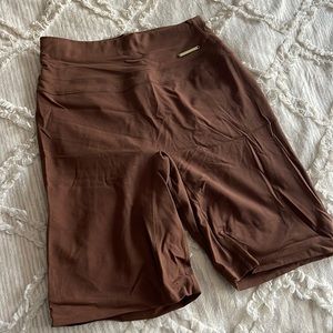 Whitney Simmons + gymshark biker shorts